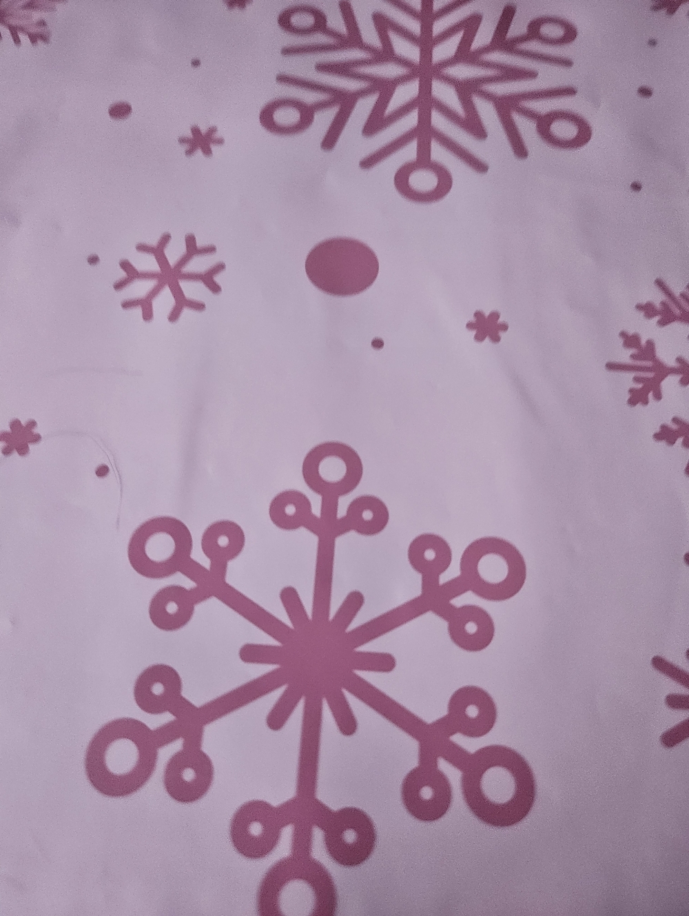 Pink Snowflake Polymailer Packages - Picture 3 of 4
